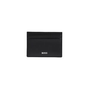 Boss Card Holder Black Leather Men Wallets